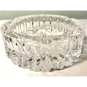 Waterford Crystal Vintage Ashtray Star Etched Design 5 Inches